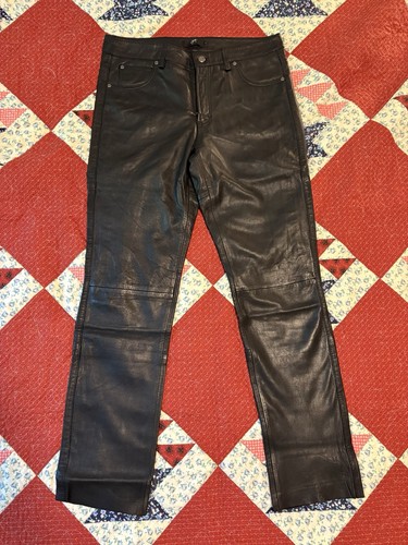 Pantalone vintage pelle gamba