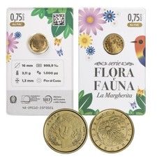 75 centesimi Serie Flora La