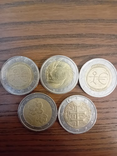 Rare euro coins lot - rare, 2