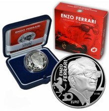 10 EURO ITALIA  ANNO 2016 ENZO FERRARI VERSIONE PROOF 