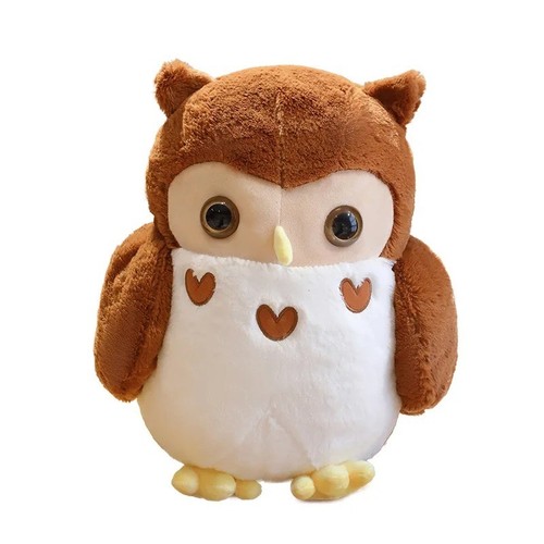 Peluche gufo marrone - , 12