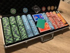 Banco da gioco originale Chips Casino Jetons 500 chips serie limitata