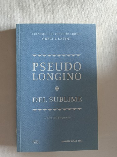 Pseudo longino del sublime - sublime,