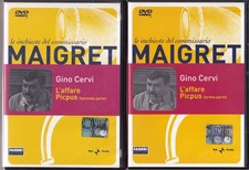 L' AFFARE PICPUS MAIGRET DVD PRIMA E SECONDA PARTE' 65 Gino Cervi Booklet M10896