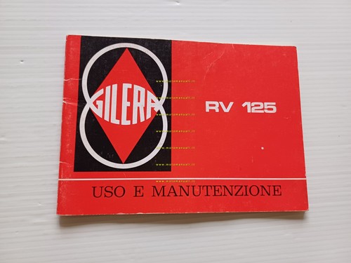 Gilera 125 1984 manuale uso - 1984,