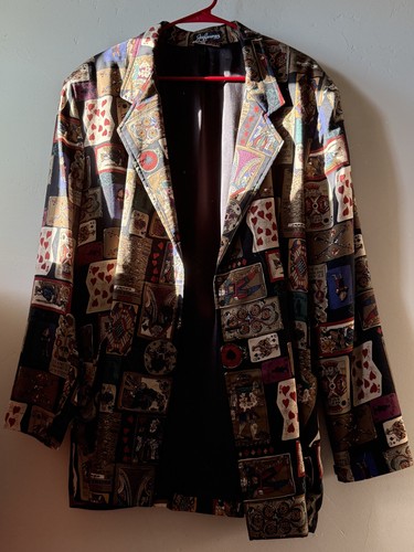 Giacca blazer seta vintage - , joe