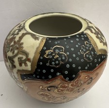 Vaso Satsuma dipinto a mano