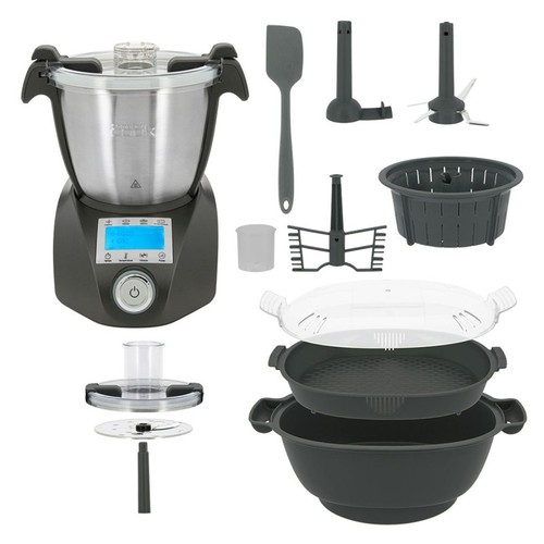 Robot cucina nero acciaio - robot, da