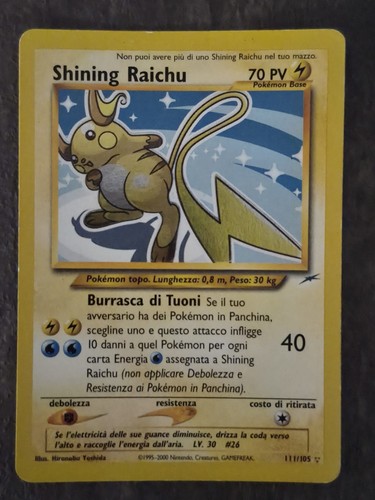 Shining raichu 111 105 - raichu, n°