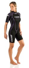 Cressi Tortuga Lady Wetsuit 2.5mm, Muta Shorty in Neoprene High Stretch Donna, N