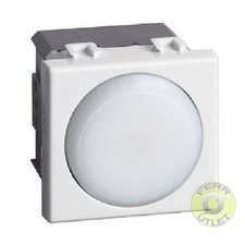 BTICINO SERIE A5780N - TORCIA EMERGENZA ESTRAIBILE 2 MODULI COLORE BIANCA