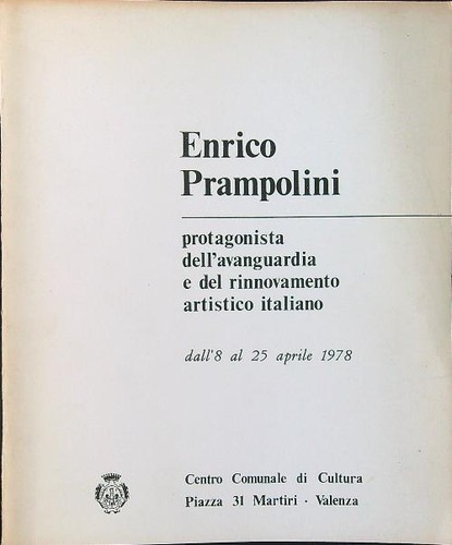 Enrico prampolini aprile - prampolini, 8-25