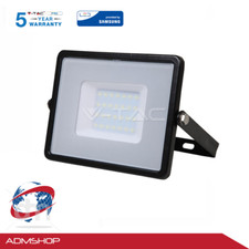 FARO FARETTO LED SMD V-TAC CHIP SAMSUNG PRO10/20/30/50/100W SLIM DA ESTERNO IP65