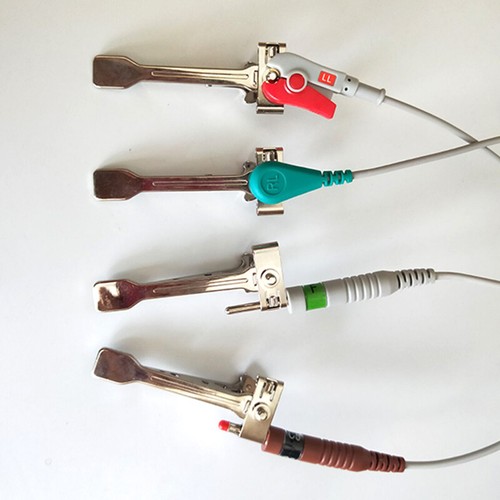 10pz clip metallo elettrodo - clip,