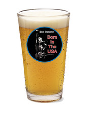 Bruce Springsteen (nato negli Stati Uniti) - Rock and Roll 16 oz pinta bicchiere birra Seltzer