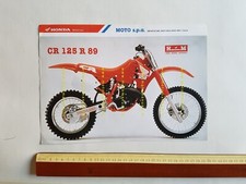 Honda CR 125 R Cross 1989 depliant moto originale ITALIANO motorcycle brochure