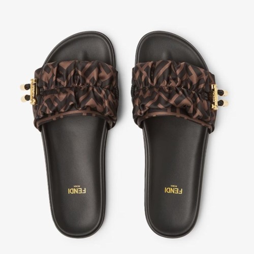 Sandali fendi feel marroni - fendi,