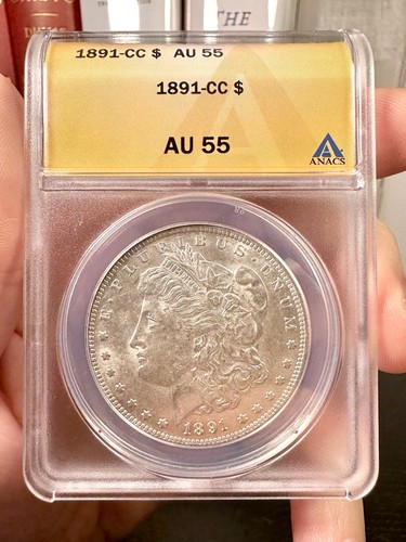 1891 morgan anacs au55 - $1,