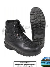 Scarpa scarpone pelle nero - scarpone, in