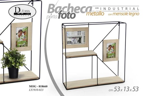 Bacheca parete metallo - bacheca,