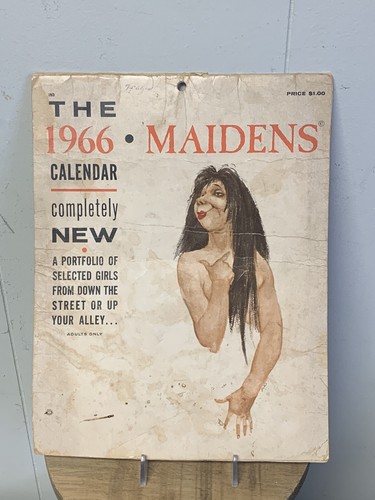 Vintage raro 1966 - 1966, calendario