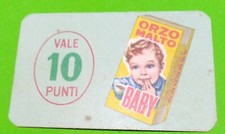 ORZO Maltoconcorso asborno 3 gobbetti vale 10 punto vecchio cartoncino figurina 