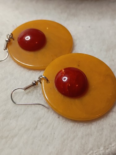 Orecchini pendenti disco - orecchini, a