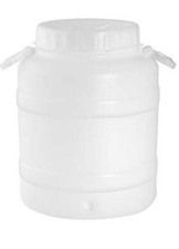 CONTENITORE FUSTO PER OLIO DA LT.30 PLASTICA BIANCA ECOPLAST