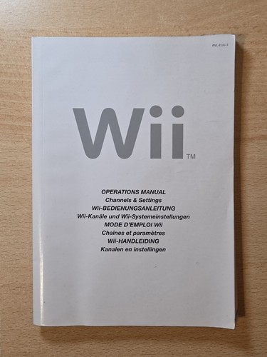 Nintendo wii console manuale - wii,