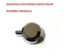 SAECO - PHILIPS  GAGGIA manopola vapore cromata per macchina caffè