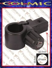 Panetto per Gamba Ø 30mm Colmic supporto accessorio attacco paniere 22,5 x 22,5m