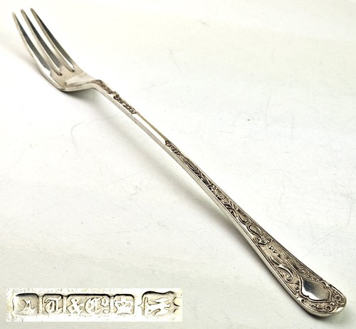 Antike schöne serviergabel - schöne,