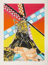 Grande serigrafia colori - serigrafia, a