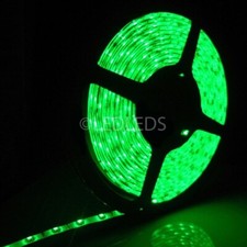 300 LED 3528 STRIP STRISCIA 5m 12V BIANCO impermeabile luce VERDE auto moto