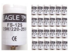 25 X TUBO LUMINOSO FLUORESCENTE 8 PIEDI FS125 AVVIAMENTO 125W