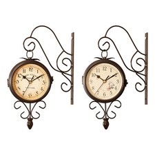 Orologio parete bifacciale - orologio,