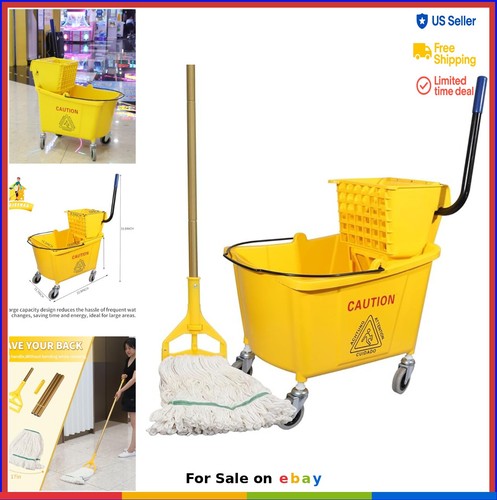 Secchio scopa quart pressa - 35,