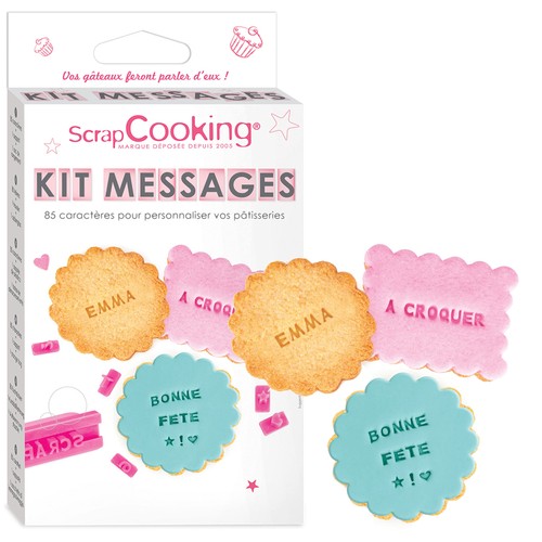 Scrapcooking stampi lettere - -,