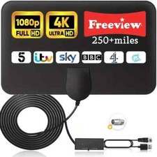 Antenna digitale da interno 4k DVB-t2 HDTV ricezione  5.0 metri Amplificatore