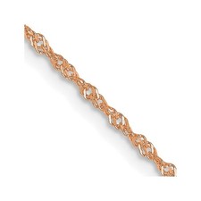 Catena Singapore in oro rosa