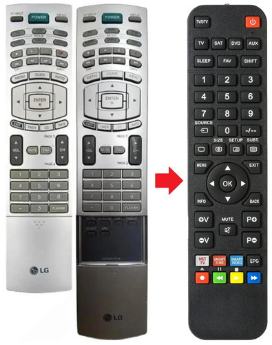 Telecomando adatto per - , lg