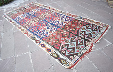 Fabulous Antique Turkish Rug 65'' x 147'' Anatolian Collector's Item Malatya Rug
