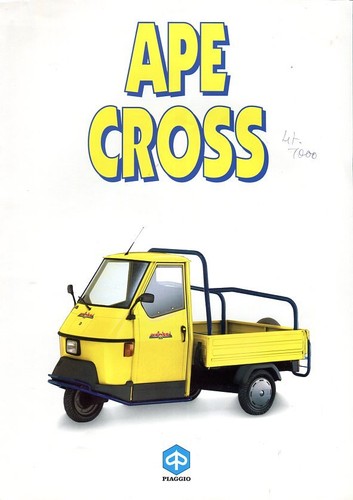 Brochure vendita piaggio ape - brochure,