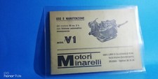 MOTORI MINARELLI CICLOMOTORE 50 CC. LIBRETTO USO MANUTENZIONE EDIZIONE MARZO 196