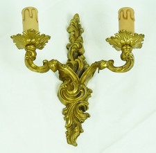 ANTICA APPLIQUE LAMPADA OTTONE