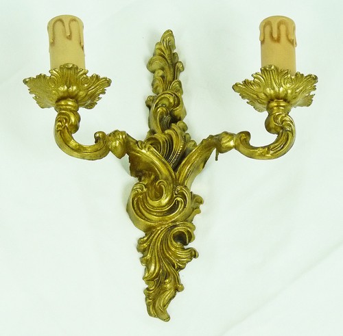 Antica applique lampada ottone - antica,