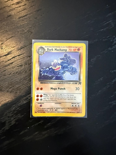 Team rocket dark machamp holo - rocket,