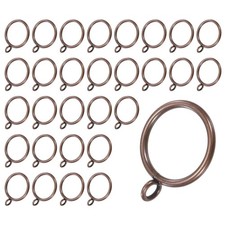 Red Bronze Eyelet Curtain