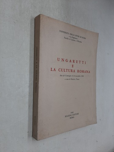 Ungaretti cultura romana - ungaretti, e