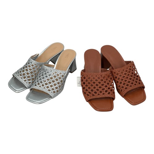 Mules tessuto tacco - mules,